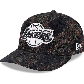 Шапка извита многоцветен регулируема 59FIFTY Pre-Curved Jacquard Chenille на Los Angeles Lakers NBA от New Era