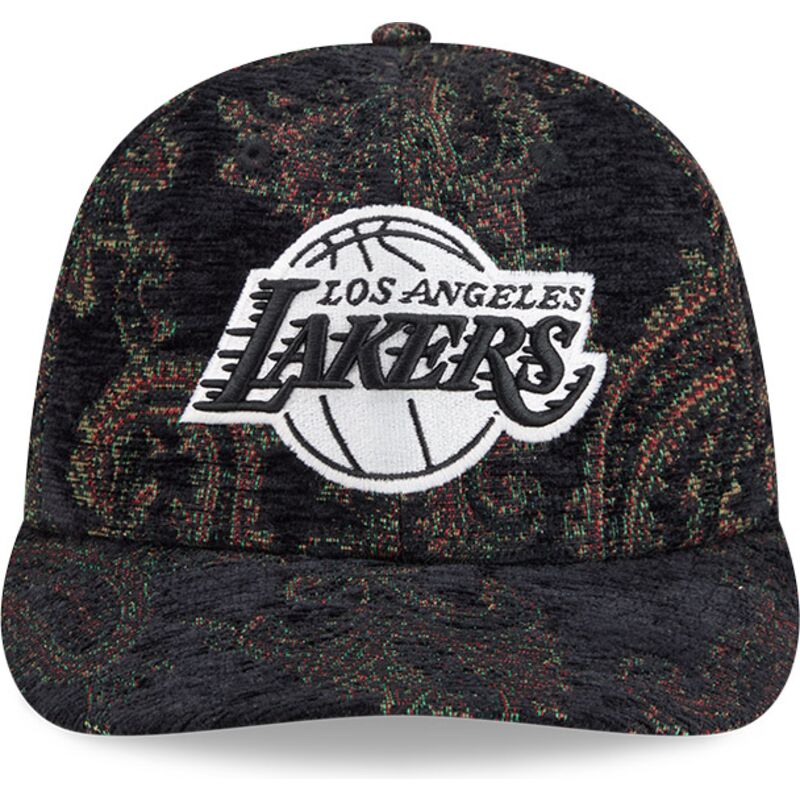 shapka-izvita-mnogocveten-reguliruema-59fifty-pre-curved-jacquard-chenille-na-los-angeles-lakers-nba-ot-new-era