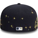 marineblaue-anliegende-59fifty-zodiac-flat-cap-der-new-york-yankees-mlb-von-new-era