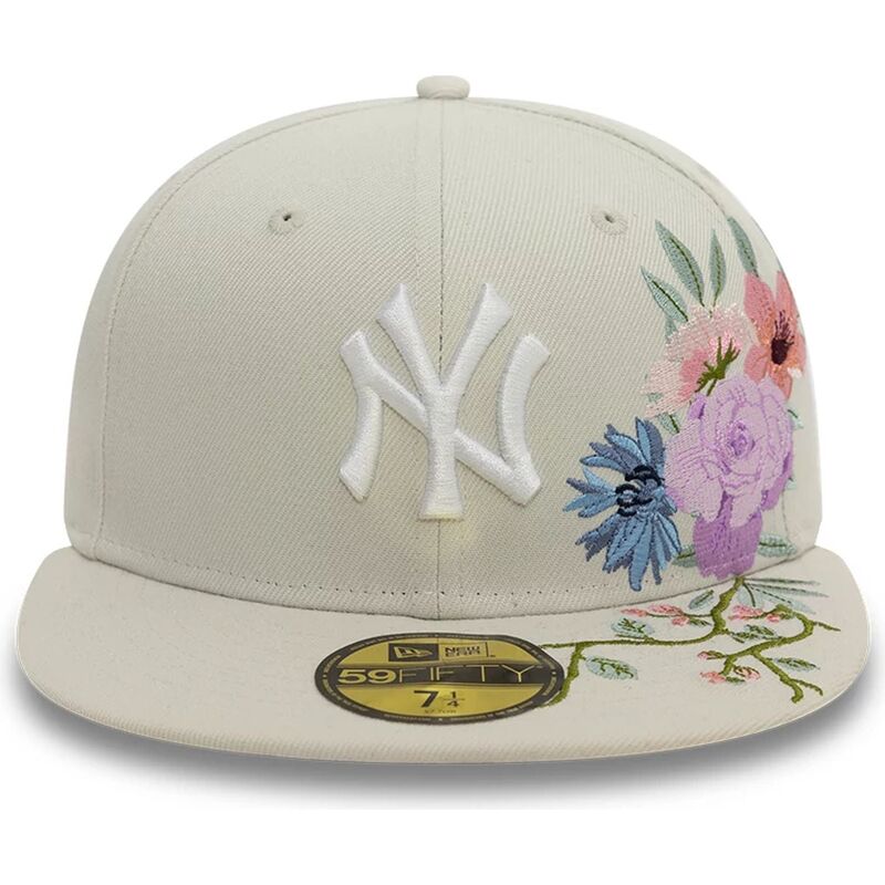 shapka-ploska-bezhov-reguliruema-59fifty-floral-na-new-york-yankees-mlb-ot-new-era