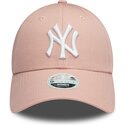 new-era-curved-brim-women-9forty-colour-essential-new-york-yankees-mlb-pink-adjustable-cap