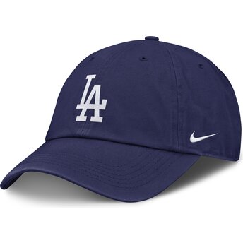 Шапка извита синя регулируем за деца Club Unstructured Organic Cotton на Los Angeles Dodgers MLB от Nike