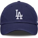 shapka-izvita-sinya-reguliruema-za-deca-club-unstructured-organic-cotton-na-los-angeles-dodgers-mlb-ot-nike