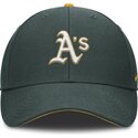 grune-gebogene-verstellbare-kappe-fur-kinder-dri-fit-club-structured-von-oakland-athletics-mlb-von-nike