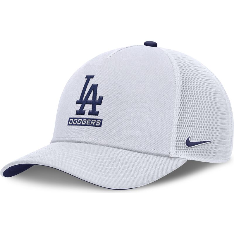 shapka-izvita-byala-snapbek-primetime-dri-fit-rise-structured-na-los-angeles-dodgers-mlb-ot-nike
