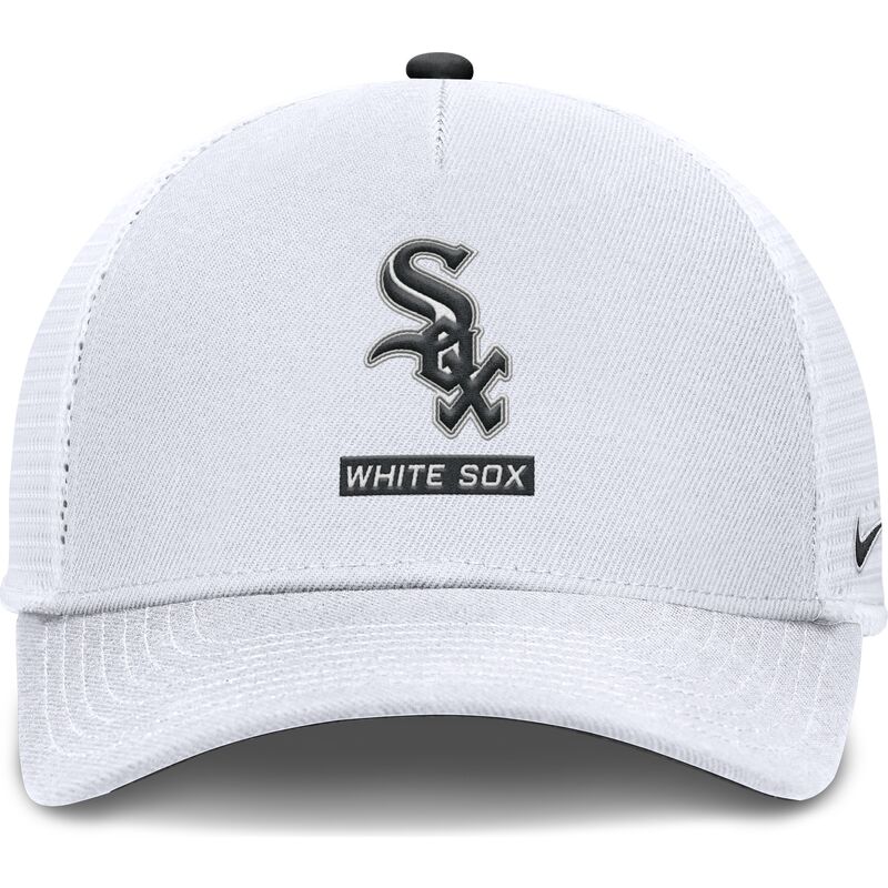 weisse-trucker-kappe-primetime-dri-fit-rise-structured-der-chicago-white-sox-mlb-von-nike