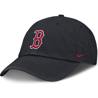 Nike Извита Периферия Youth Club Неструктурирана Органичен Памук Boston Red Sox MLB Тъмносиня Регулируема Шапка