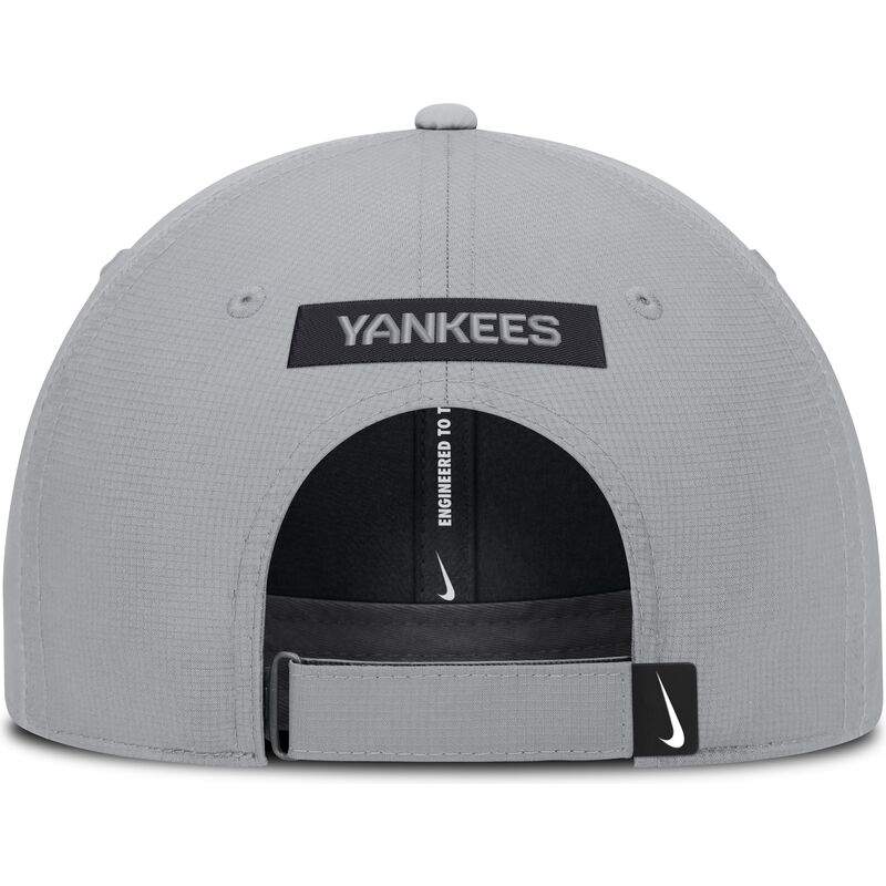 casquette-courbee-grise-ajustable-primetime-club-structured-uv-poly-ripstop-new-york-yankees-mlb-nike casquette-courbee-grise-ajustable-primetime-club-structured-uv-poly-ripstop-new-york-yankees-mlb-nike