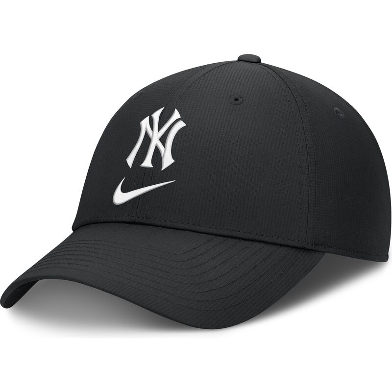 schwarze-verstellbare-gebogene-kappe-primetime-club-structured-uv-poly-ripstop-der-new-york-yankees-mlb-von-nike schwarze-verstellbare-gebogene-kappe-primetime-club-structured-uv-poly-ripstop-der-new-york-yankees-mlb-von-nike