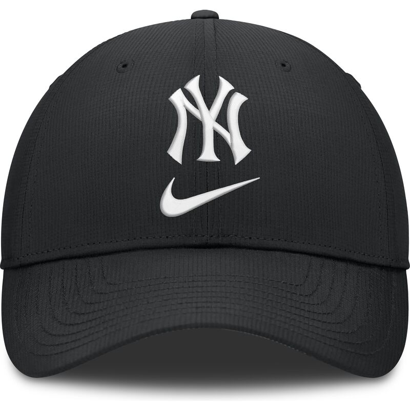 schwarze-verstellbare-gebogene-kappe-primetime-club-structured-uv-poly-ripstop-der-new-york-yankees-mlb-von-nike schwarze-verstellbare-gebogene-kappe-primetime-club-structured-uv-poly-ripstop-der-new-york-yankees-mlb-von-nike