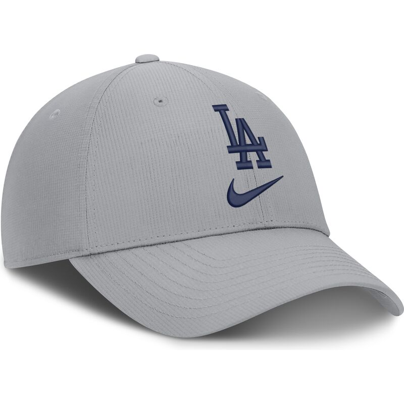 casquette-courbee-grise-ajustable-primetime-club-structured-uv-poly-ripstop-los-angeles-dodgers-mlb-nike casquette-courbee-grise-ajustable-primetime-club-structured-uv-poly-ripstop-los-angeles-dodgers-mlb-nike