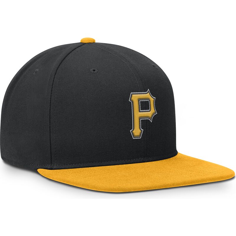 casquette-plate-noire-et-jaune-snapback-dri-fit-pro-structured-square-bill-pittsburgh-pirates-mlb-nike