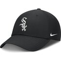 shapka-izvita-cherna-reguliruem-club-structured-uv-poly-ripstop-na-chicago-white-sox-mlb-ot-nike