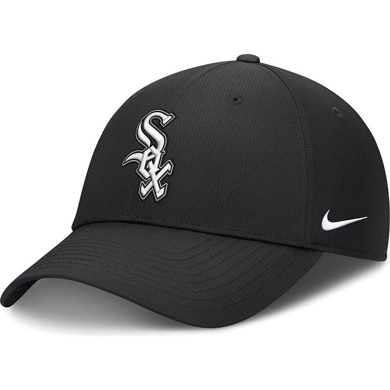 gorra-curva-negra-ajustable-club-structured-uv-poly-ripstop-de-chicago-white-sox-mlb-de-nike