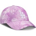 casquette-courbee-violette-ajustable-mothers-day-club-unstructured-organic-cotton-los-angeles-dodgers-mlb-nike