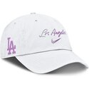 shapka-izvita-byala-reguliruema-mothers-day-club-unstructured-organic-cotton-na-los-angeles-dodgers-mlb-ot-nike