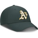 shapka-izvita-zelena-reguliruema-club-structured-uv-poly-ripstop-na-oakland-athletics-mlb-ot-nike