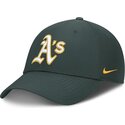 shapka-izvita-zelena-reguliruema-club-structured-uv-poly-ripstop-na-oakland-athletics-mlb-ot-nike