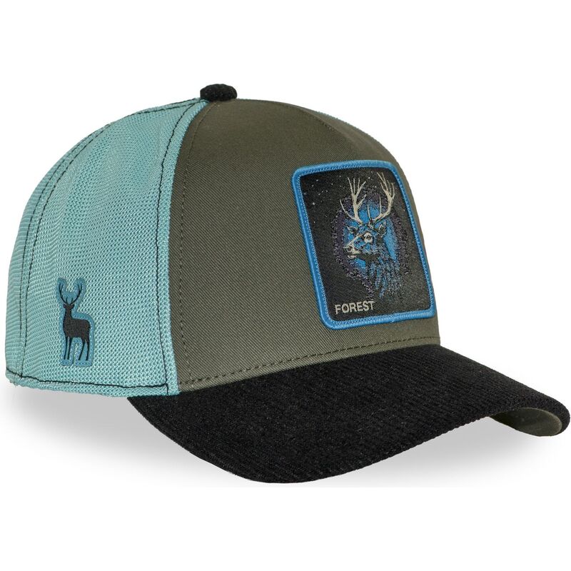 casquette-trucker-multicolore-cerf-bea3-forb-beasts-capslab