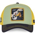 mehrfarbige-trucker-kappe-bugs-bunny-und-daffy-duck-loo13-badb-looney-tunes-von-capslab