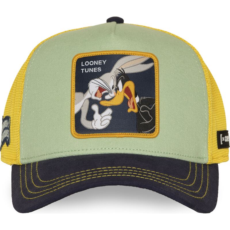 capslab-bugs-bunny-and-daffy-duck-loo13-badb-looney-tunes-multicolor-trucker-hat capslab-bugs-bunny-and-daffy-duck-loo13-badb-looney-tunes-multicolor-trucker-hat