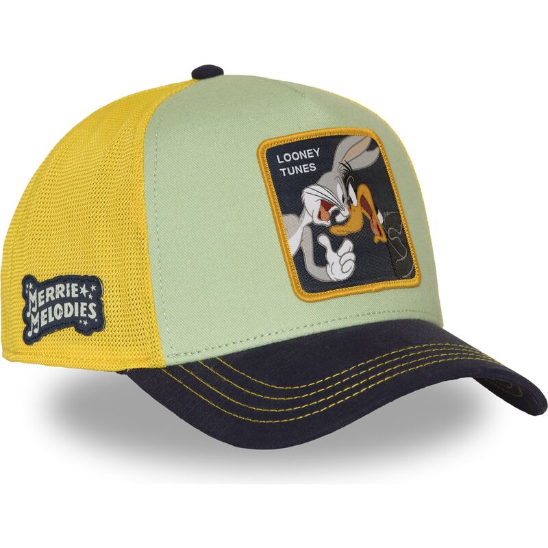 capslab-bugs-bunny-and-daffy-duck-loo13-badb-looney-tunes-multicolor-trucker-hat capslab-bugs-bunny-and-daffy-duck-loo13-badb-looney-tunes-multicolor-trucker-hat