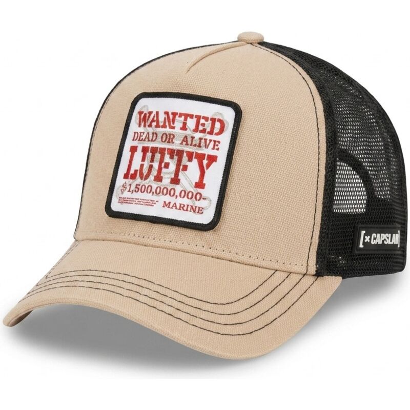 casquette-trucker-beige-et-noire-monkey-d-luffy-op7-doa1b-one-piece-capslab casquette-trucker-beige-et-noire-monkey-d-luffy-op7-doa1b-one-piece-capslab
