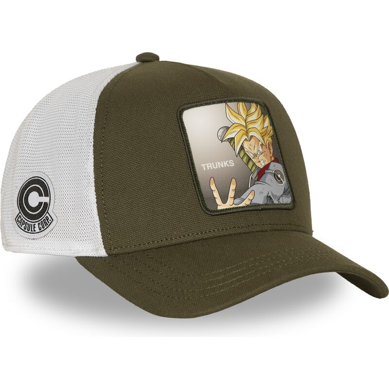 capslab-trunks-dbs8-futb-dragon-ball-green-and-white-trucker-hat