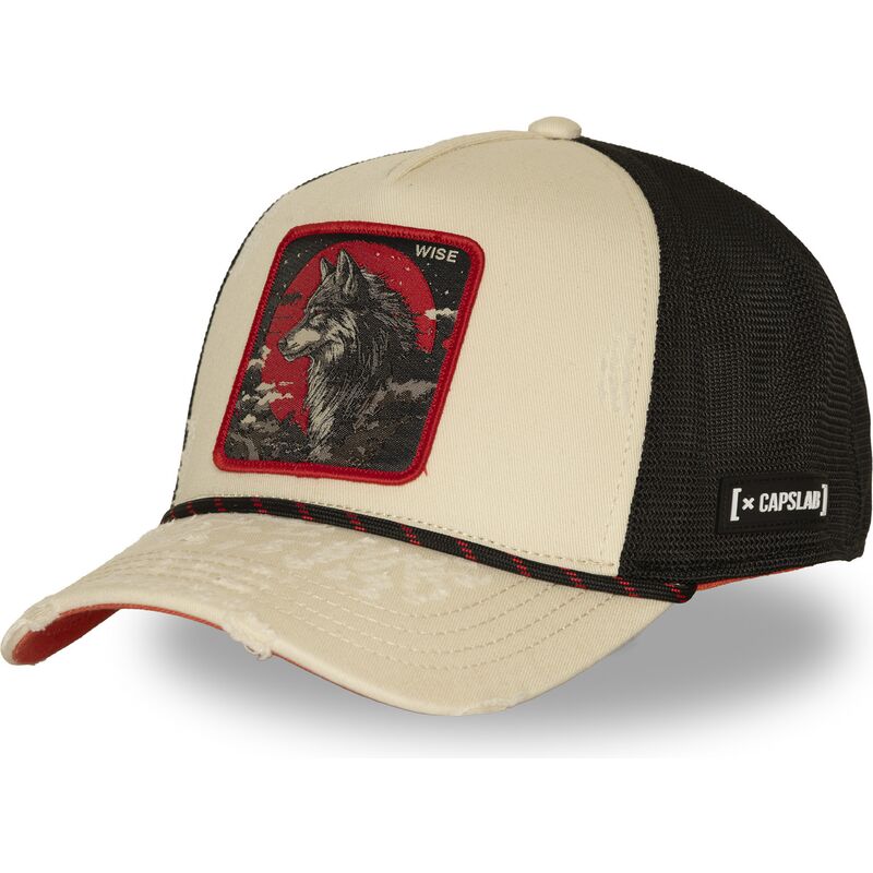 trucker-cap-beige-und-schwarz-wolf-wise-bea3-wisb-beasts-von-capslab