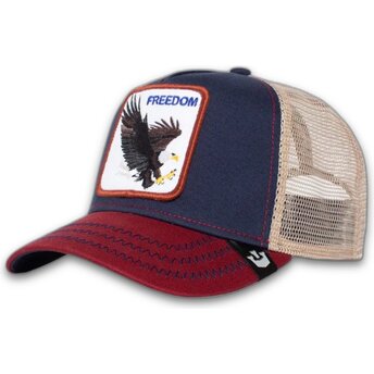 Шапка извита тракер тъмносин снапбек The Freedom Eagle The Farm от Goorin Bros.