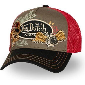 Шапка извита тракер многоцветен снапбек PATCHES09 от Von Dutch