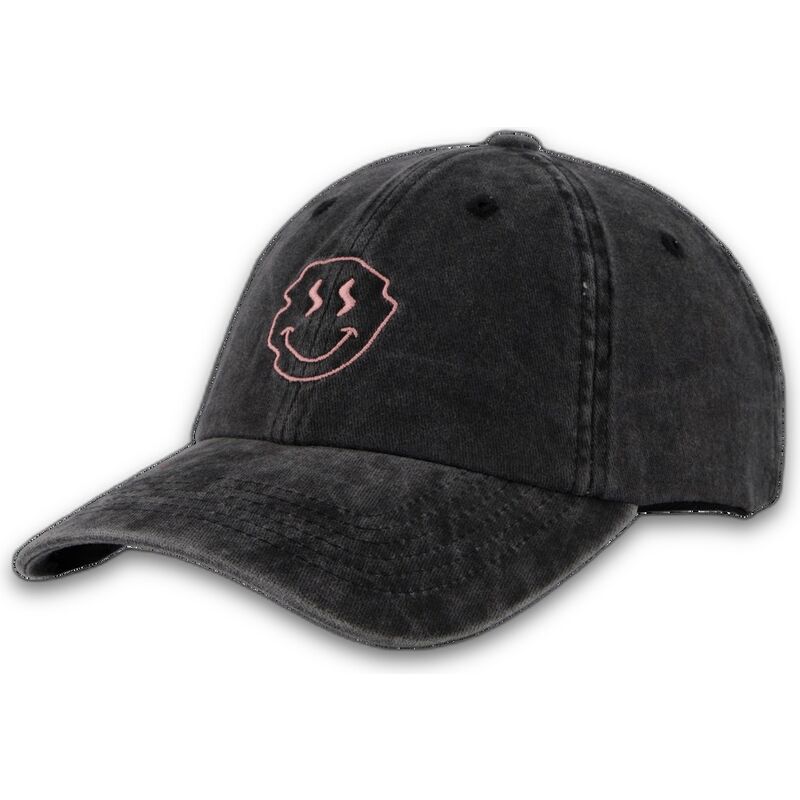 shapka-izvita-cherna-reguliruem-smiley-washed-ot-pica-pica shapka-izvita-cherna-reguliruem-smiley-washed-ot-pica-pica