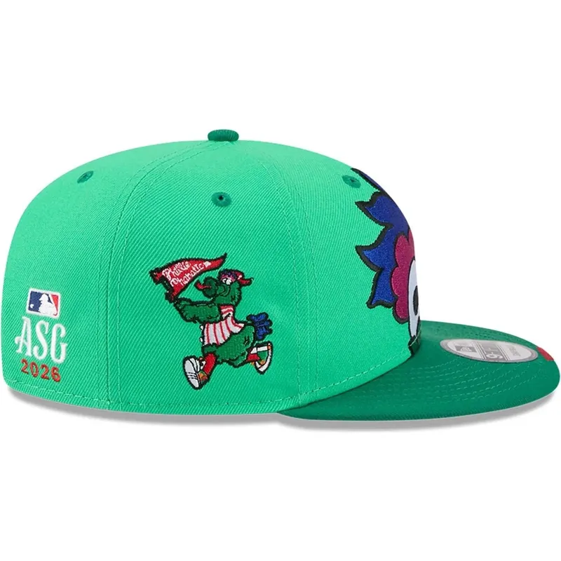 shapka-ploska-zelena-snapbek-9fifty-all-star-game-fan-pack-na-philadelphia-phillies-mlb-ot-new-era