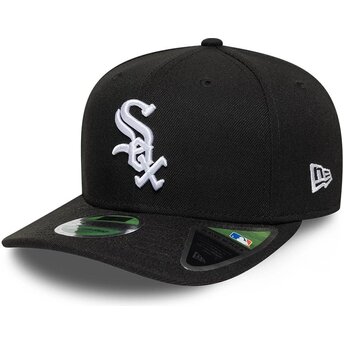 Шапка извита черна снапбек 9SEVENTY Stretch Snap Player Replica на Chicago White Sox MLB от New Era