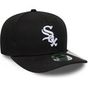 shapka-izvita-cherna-snapbek-9seventy-stretch-snap-player-replica-na-chicago-white-sox-mlb-ot-new-era