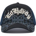 shapka-izvita-traker-cherna-snapbek-flaming-ot-ed-hardy