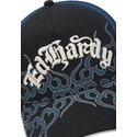 shapka-izvita-traker-cherna-snapbek-flaming-ot-ed-hardy