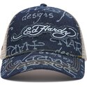 shapka-izvita-traker-tmnosin-snapbek-don-denim-ot-ed-hardy