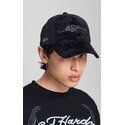 shapka-izvita-traker-cherna-snapbek-core-silver-diamante-velour-ot-ed-hardy