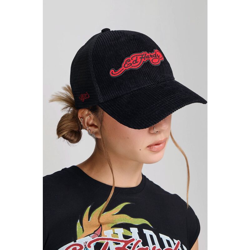 shapka-izvita-traker-cherna-snapbek-embroidery-applique-cord-ot-ed-hardy