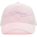 shapka-izvita-traker-roza-snapbek-diamante-velour-ot-ed-hardy