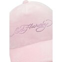 shapka-izvita-traker-roza-snapbek-diamante-velour-ot-ed-hardy