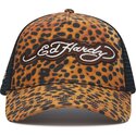 shapka-izvita-traker-leopard-snapbek-leopard-print-ot-ed-hardy
