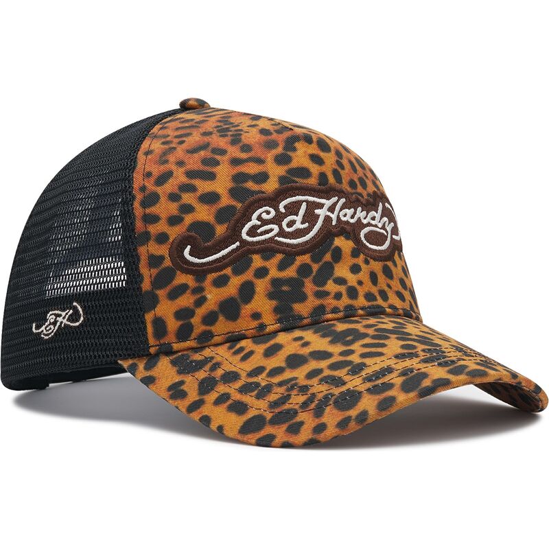 shapka-izvita-traker-leopard-snapbek-leopard-print-ot-ed-hardy shapka-izvita-traker-leopard-snapbek-leopard-print-ot-ed-hardy