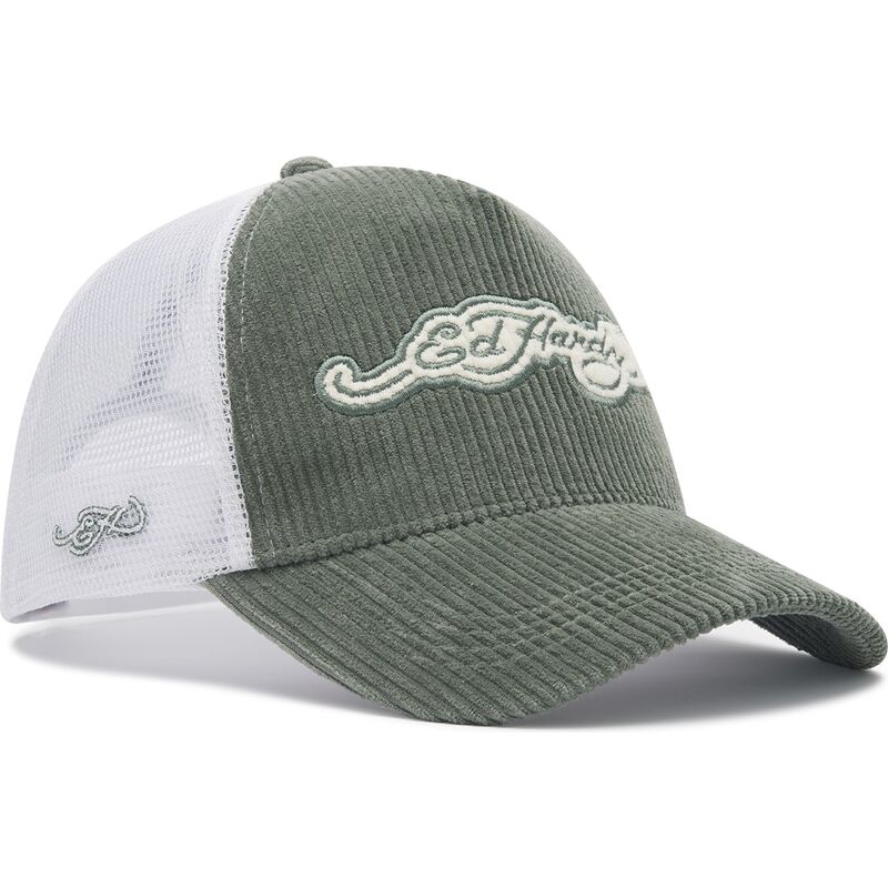 shapka-izvita-traker-zelena-snapbek-embroidery-applique-cord-ot-ed-hardy