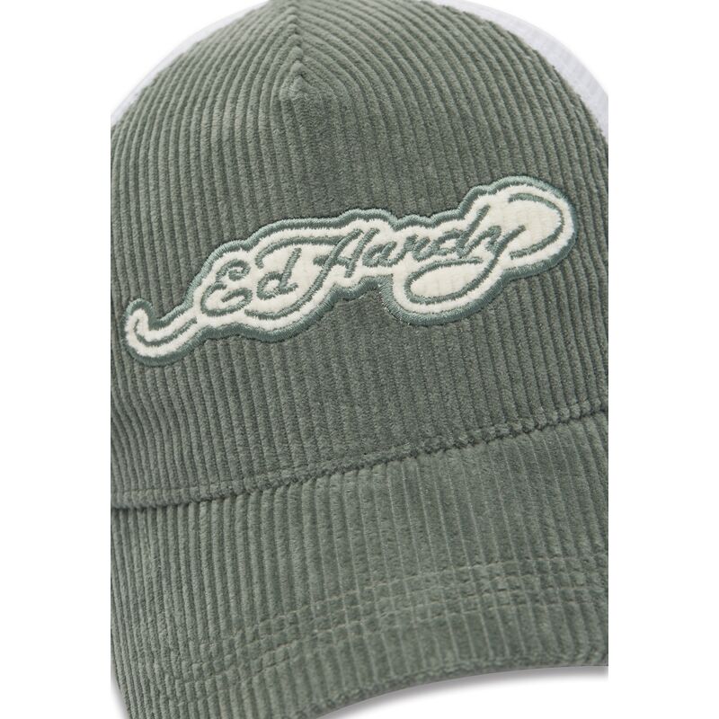 shapka-izvita-traker-zelena-snapbek-embroidery-applique-cord-ot-ed-hardy