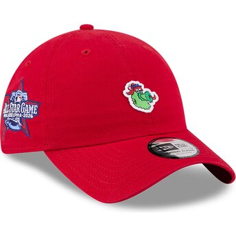 Шапка извита червена регулируем Casual Classic All Star Game Fan Pack на Philadelphia Phillies MLB от New Era
