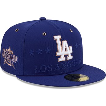 Шапка плоска синя прилепнала 59FIFTY All Star Game на Los Angeles Dodgers MLB от New Era