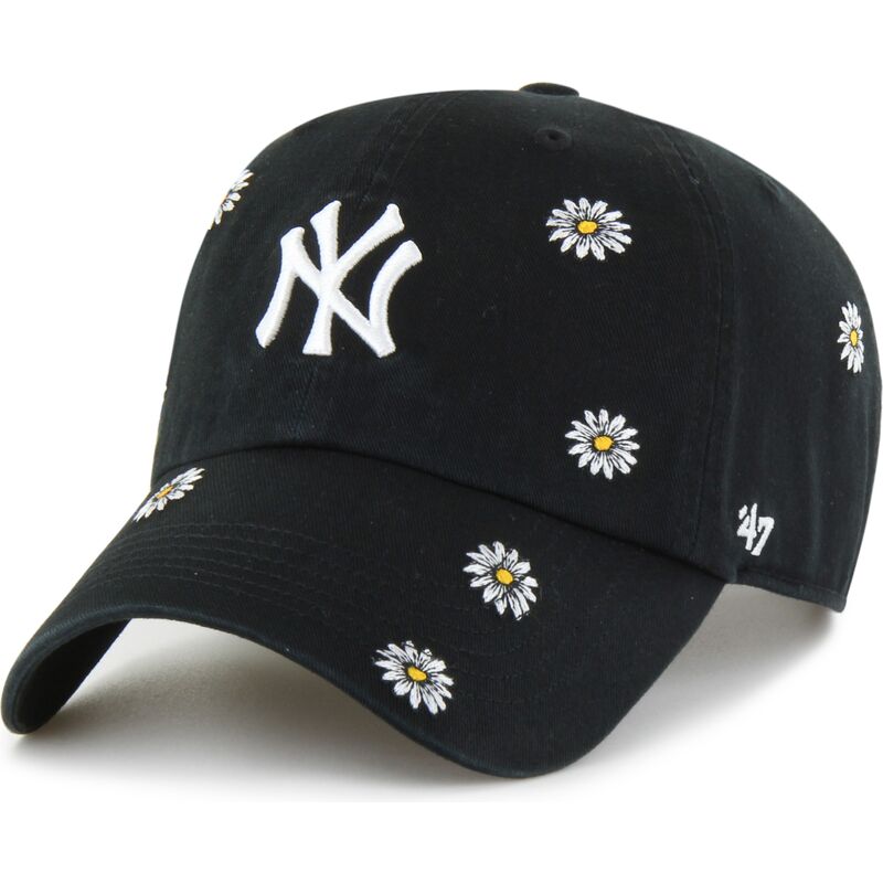 shapka-izvita-cherna-reguliruem-za-deca-clean-up-scatter-na-new-york-yankees-mlb-ot-47-brand