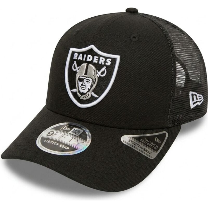 shapka-izvita-traker-cherna-snapbek-9seventy-stretch-snap-team-na-las-vegas-raiders-nfl-ot-new-era